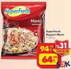SUPERFRESH KAYSERİ MANTI 400 G